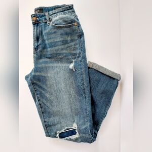 Medium‎ Wash High Rise Boyfriend Fit Size 9/29 Judy Blue Jeans #JB88317DK-CO